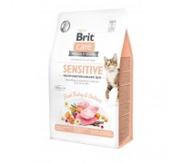 Brit Care Cat GF Sensitive HDigestion & Delicate Taste 400 г (д/вибагливих кішок)