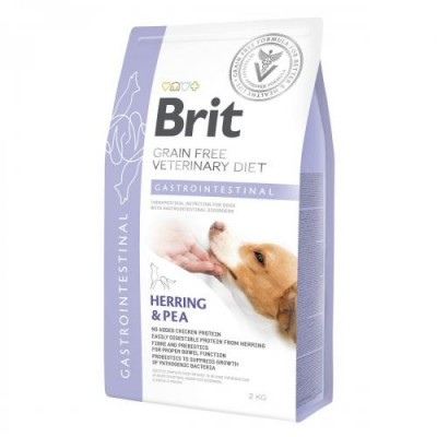 Сухий корм Brit Veterinary Diet Dog Grain Free Gastrointestinal. Дієта для собак при гострих та хронічних гастроентеритах 2 кг 170945