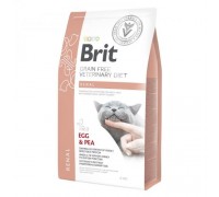 Сухий корм Brit GF VetDiet Cat Renal для кішок при захворюваннях нирок з яйцем та горохом, 2 кг 170957