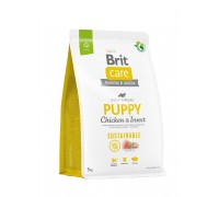 Корм для цуценят Brit Care Dog Sustainable Puppy з куркою та комахами, 3 кг 172170