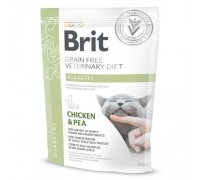 Сухий корм Brit Grain VetDiet Cat Diabetes для котів з цукровим діабетом з куркою і горохом 400 г, 170970
