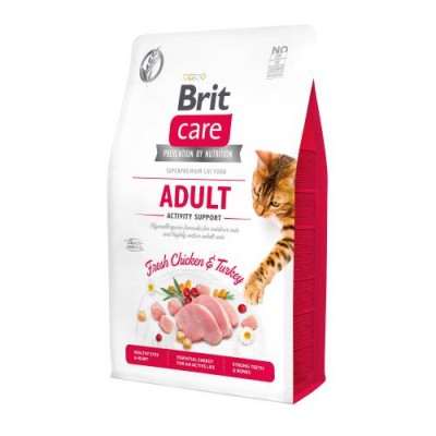 Сухий корм Brit Care Cat GF Adult Activity Support 2кг (підтримка активності д/дорослих котів) 171298