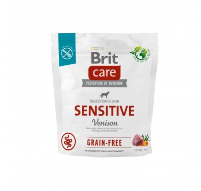 Корм для собак із чутливим травленням Brit Care Dog Grain-free Sensitive беззерновий з оленіною, 1 кг 172208