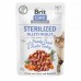 Вологий корм Brit Care Cat Pouch для кастрованих котів в желе, качка та індичка, 85 г 540549