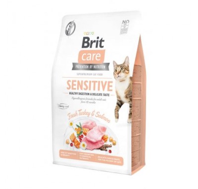 Brit Care Cat GF Sensitive HDigestion & Delicate Taste 2кг (д/привередливых кошек)