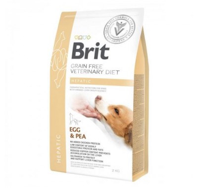 Сухий корм Brit Veterinary Diet Dog Grain Free Hepatic. Дієта для собак при печінковій недостатності 2 кг 170947
