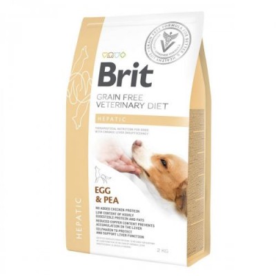 Сухий корм Brit Veterinary Diet Dog Grain Free Hepatic. Дієта для собак при печінковій недостатності 2 кг 170947