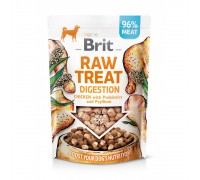 Ласощі для собак Brit Raw Treat freeze-dried Digestion для травлення, курка, 40 г 112131