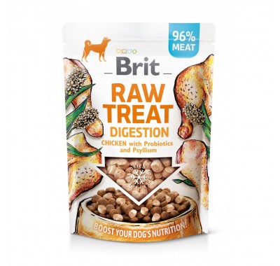 Ласощі для собак Brit Raw Treat freeze-dried Digestion для травлення, курка, 40 г 112131