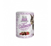 Ласощі для котів Brit Care Cat Snack Superfruits Salmon, лосось, 100 г 1449/111270