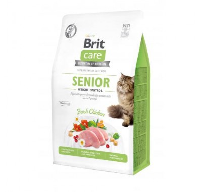 Brit Care Cat GF Senior Weight Control 400 г (контроль веса д/взрослых кошек)