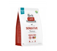 Корм для собак із чутливим травленням Brit Care Dog Grain-free Sensitive беззерновий з оленіною, 3 кг 172209
