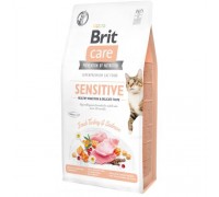 Brit Care Cat GF Sensitive HDigestion & Delicate Taste 7кг (д/привередливых кошек)