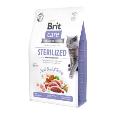 Brit Care Cat GF Sterilized Weight Control 2кг (контроль ваги д/стерилізованих)