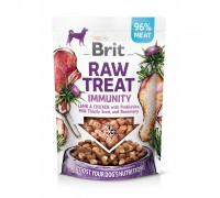 Ласощі для собак Brit Raw Treat freeze-dried Immunity для імунітету, ягня і курка, 40 г 112133
