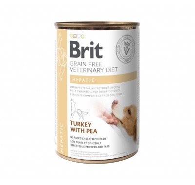 Brit VetDiets Hepatic для собак із захворюванням печінки, 400 г 100275