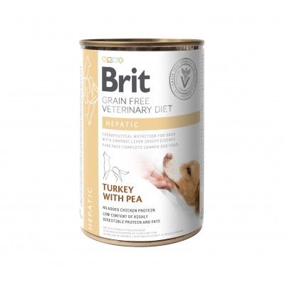 Brit VetDiets Hepatic для собак із захворюванням печінки, 400 г 100275