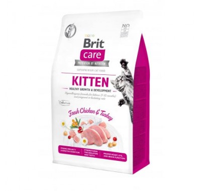 Brit Care Cat GF Kitten HGrowth & Development 400 г (здоровый рост и развитие)