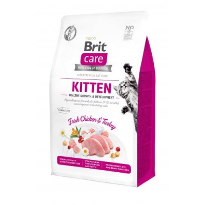 Brit Care Cat GF Kitten HGrowth & Development 400 г (здоровый рост и развитие)