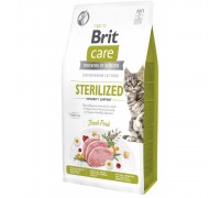 Сухий корм Brit Care Cat by Nutrition Sterilized Immunity Support для стерилізованих кішок зі свининою, 7 кг 172546