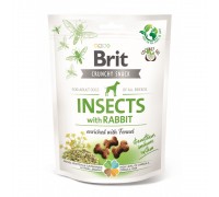 Ласощі для собак Brit Care Dog Crunchy Cracker Insects для імунітету, комахи, кролик і фенхель, 200г 100623