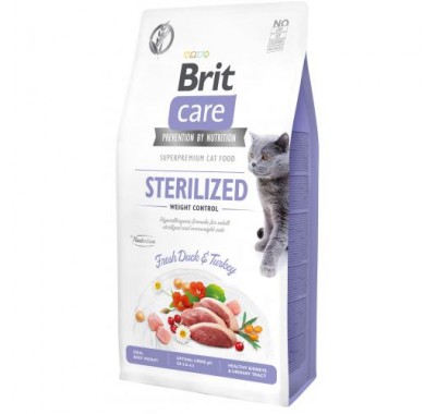 Brit Care Cat GF Sterilized Weight Control 7кг (контроль ваги д/стерилізованих)
