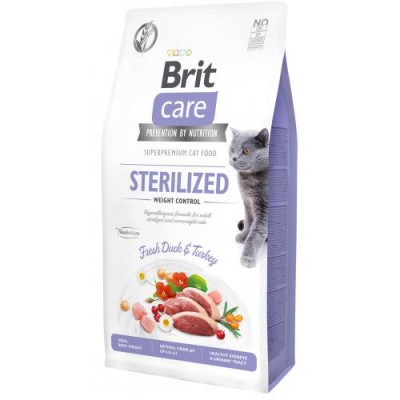 Brit Care Cat GF Sterilized Weight Control 7кг (контроль ваги д/стерилізованих)