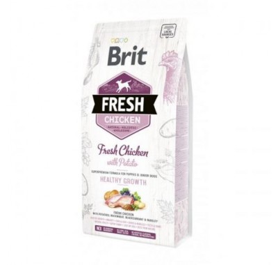 Сухий корм Brit Fresh Chicken With Potato Puppy свіжа курка з картоплею для цуценят 2,5 кг 170988