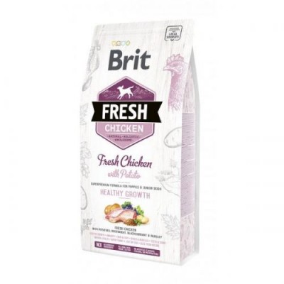 Сухий корм Brit Fresh Chicken With Potato Puppy свіжа курка з картоплею для цуценят 2,5 кг 170988