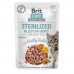 Корм вологий для стерилізованих котів Brit Care Cat Sterilized філе в соусі з кроликом, 85 г 101050/5405