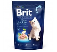 Сухой корм для котят Brit Premium by Nature Cat Kitten, курица 1,5 кг 171858