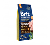 Сухий корм для цуценят середніх порід Brit Premium DOG Junior M 15 кг 170814