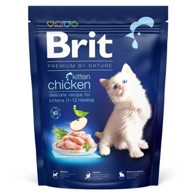 Сухий корм для кошенят Brit Premium by Nature Cat Kitten, курка 300 г 171842