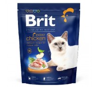 Сухий корм для кішок Brit Premium Cat by Nature індор з куркою 300 г 171845