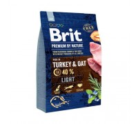 Сухий корм Brit Premium Light Turkey & Oat 3 кг 170839