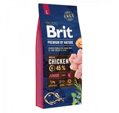 Сухий корм для собак Brit Premium DOG Junior L 15 кг 170824