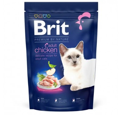 Сухий корм для кішок Brit Premium by Nature Cat Adult Chicken з куркою 1,5 кг 171859