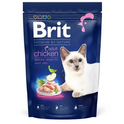Сухий корм для кішок Brit Premium by Nature Cat Adult Chicken з куркою 1,5 кг 171859