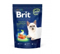 Сухий корм для стерилізованих кішок Brit Premium Cat by Nature Sterilised з лососем 1,5 кг 171864