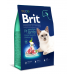 Сухий корм для котів із чутливим травленням Brit Premium Cat by Nature Sensitive з ягням 8 кг 171873