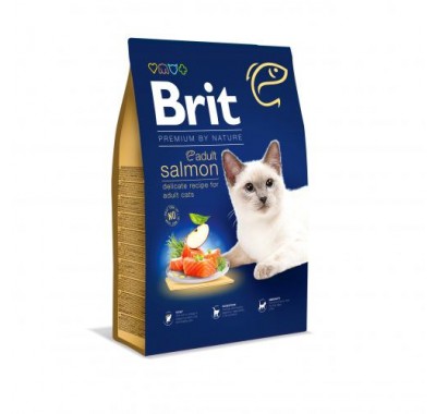 Сухий корм для котів Brit Premium by Nature Cat Adult Salmon з лососем 8 кг 171868