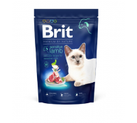 Сухий корм для котів із чутливим травленням Brit Premium Cat by Nature Sensitive з ягням 1,5 кг 171865