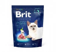 Сухий корм Brit Premium Cat by Nature Sensitive для котів з чутливим травленням, з ягням 300 г 171849