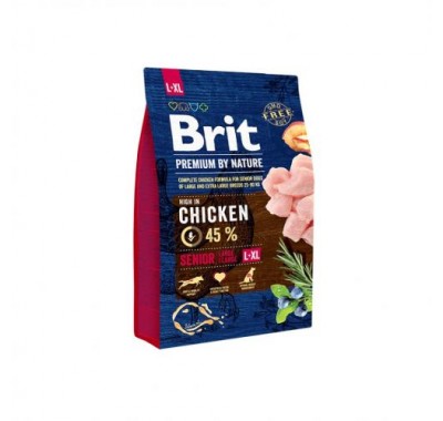 Сухий корм для собак Brit Premium DOG Senior L-XL 3 кг 170828