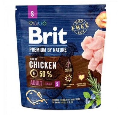 Сухий корм для собак Brit Premium DOG Adult S 1 кг 170809