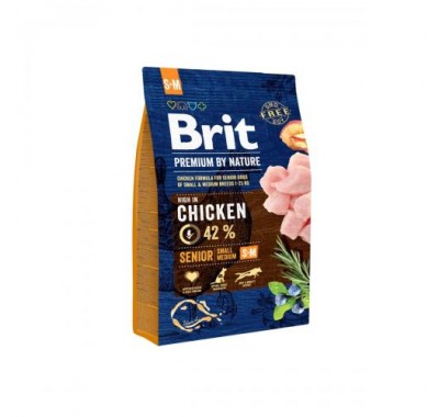 Сухий корм Brit Premium DOG Senior S-M 3 кг 170820