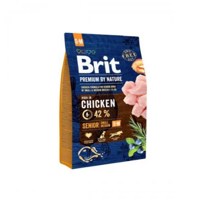 Сухий корм Brit Premium DOG Senior S-M 3 кг 170820