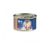 Вологий корм Brit Premium by Nature Chicken with Rice 200 г (паштет з куркою та рисом) 100618