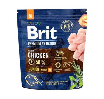 Сухий корм для собак Brit Premium DOG Junior M 1 кг 170812