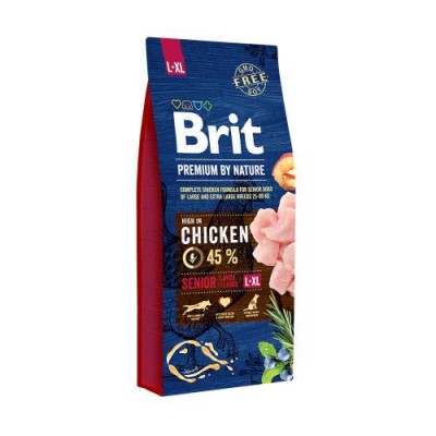 Сухий корм для собак Brit Premium DOG Senior L-XL 15 кг 170829